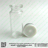 FC20-16L 10ml clear pharmaceutical glass bottle with metal cap